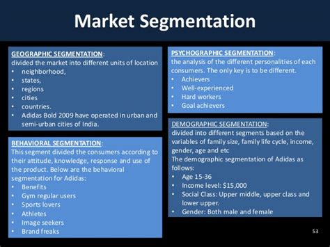 adidas market segmentation|what is adidas target market.